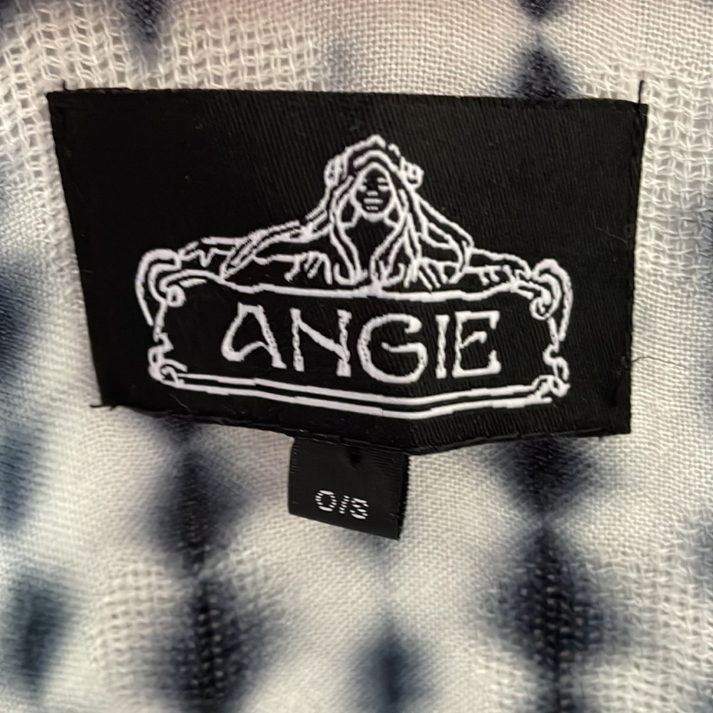 Angie Tie Dye Kimono Wrap One Size Bohemian - Picture 6 of 7